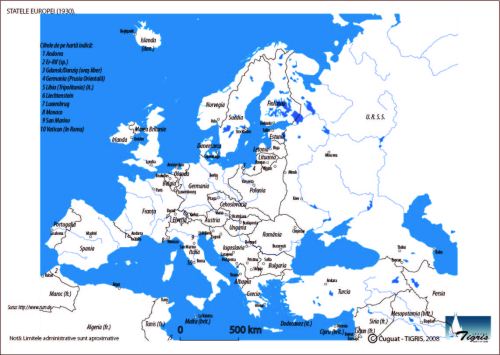 Europa geopolitica 1930
